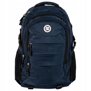 Viackomorový školský batoh Paso 22-30060BL 35 l, námornícka modrá